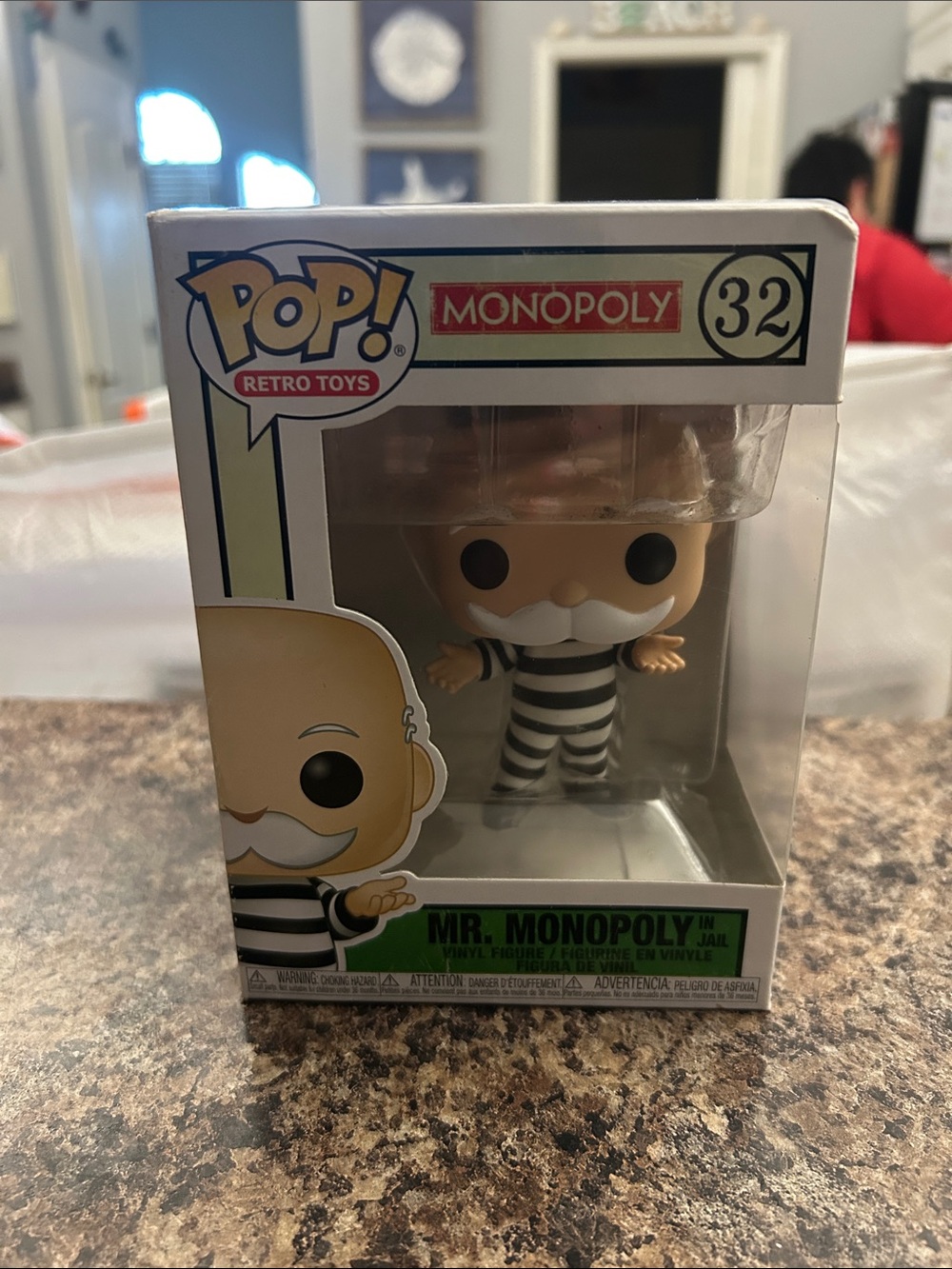Funko Pop! Retro Toys Mr. Monopoly - Black & White Vinyl Figure #32